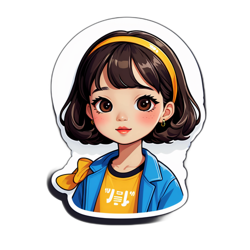 이정현의 트렌디 패션 스티커