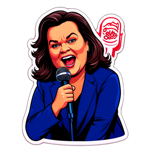 Sticker amuzant cu Rosie O'Donnell