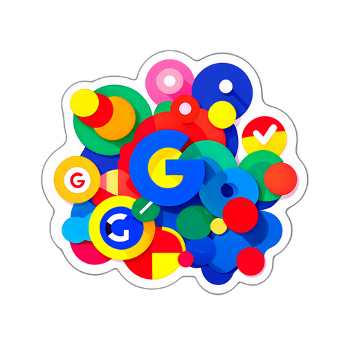 グーグルをテーマにした抽象的背景