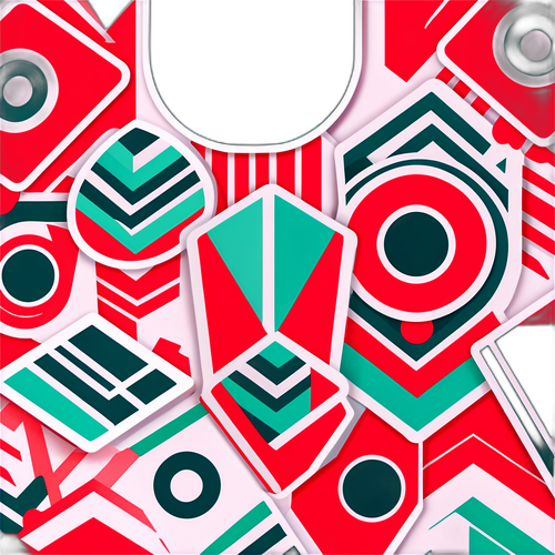 Geometric Pastel Pattern Inspired by River Plate and Palmeiras
