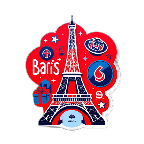 Paris ni Nyekundu na Blue!