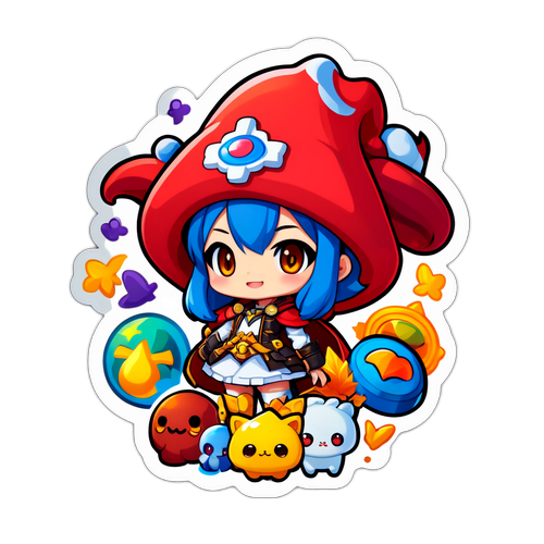귀여운 MapleStory 캐릭터 스티커