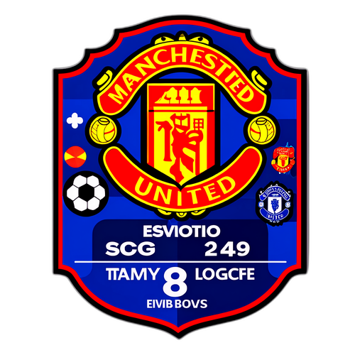 Man Utd–Everton Mérkőzés Eredmény Matrica