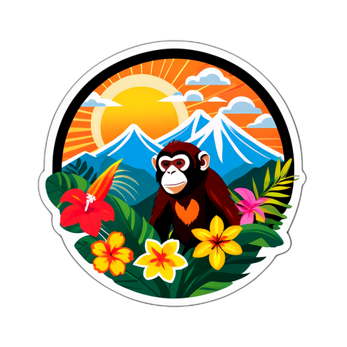 Atraente adesivo da Costa Rica