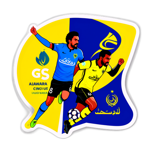 Sticker van de wedstrijd tussen Al Zawraa en Al Nassr