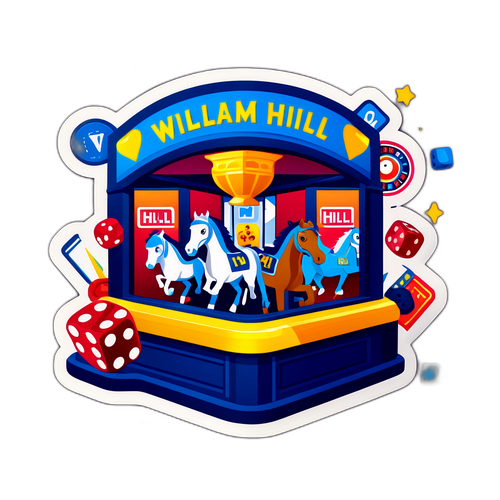 Rappresentazione fantastica del negozio di scommesse William Hill
