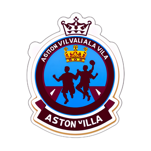 아스톤 빌라 팬스 포징 스티커