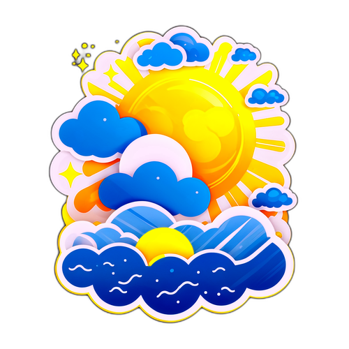 Tem dán dự báo thời tiết Đà Nẵng