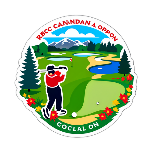 Glädjefull klistermärke för RBC Canadian Open