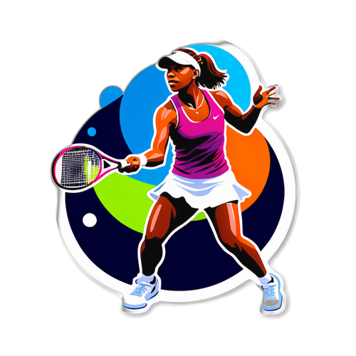 Sticker Interaktif Tenis US Open 2025