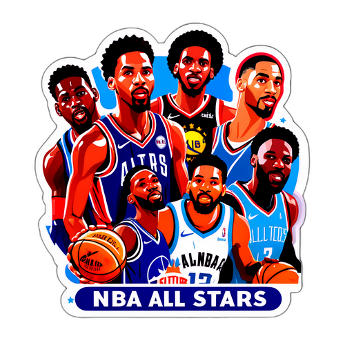 NBA All-Stars Sticker