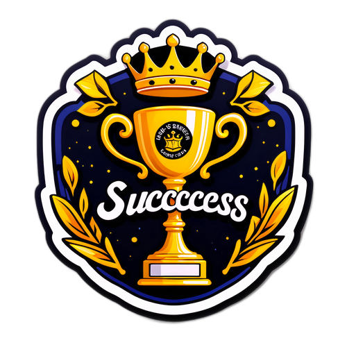 Графіка з королівською кубком, що символізує успіх та командний дух