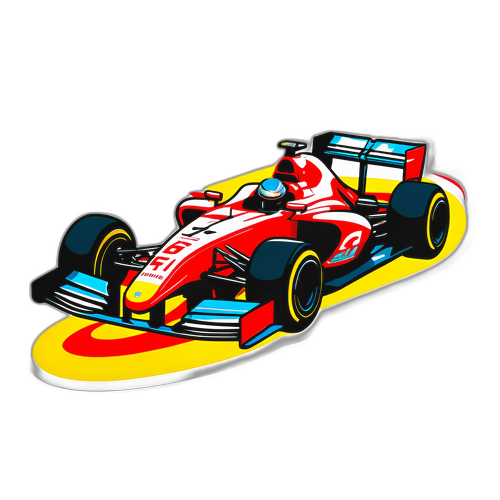 Sticker ya F1 ya Kasi ya Juu