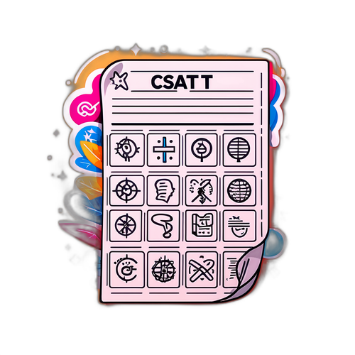 다양한 방식으로 그린 흥미로운 과거 CSAT 답안지 디자인 스티커