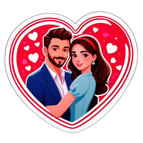 Adesivo per fan di 'Cuori 3'