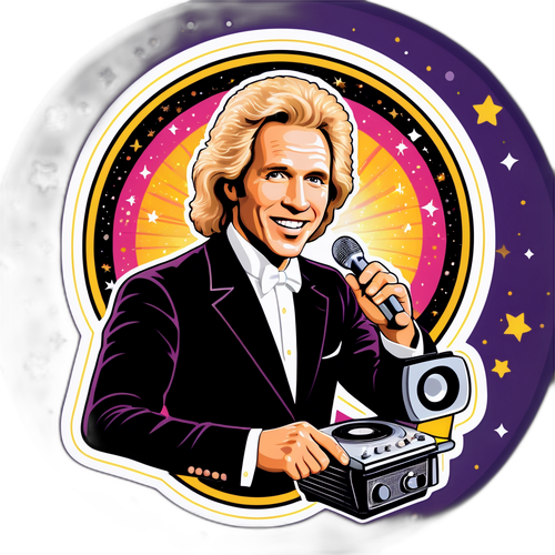 Thomas Gottschalk in einem nostalgischen Retro-Fernseher