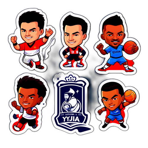 經典球員精彩瞬間貼紙