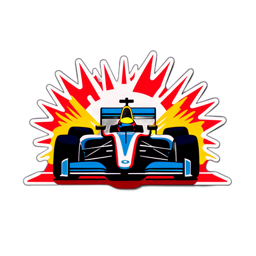 F1アメリカGPのスピード感を表現したレースカーのデザイン