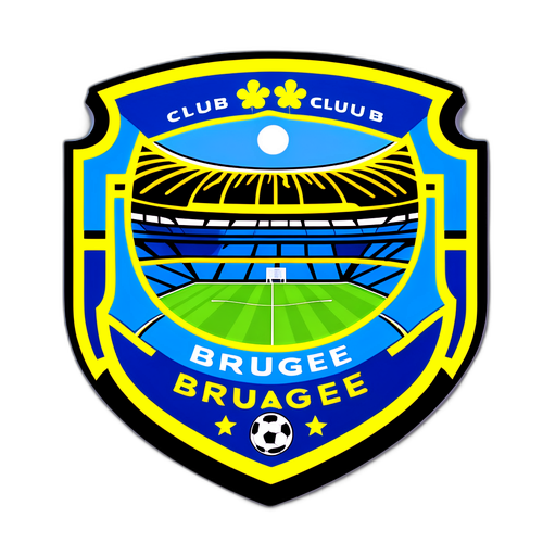 Club Brugge Stadion med Fans