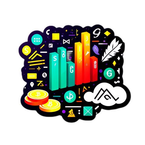 Стикер финансового рынка