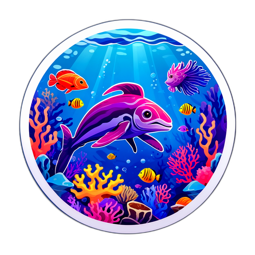 Podvodní téma pro avatar samolepku