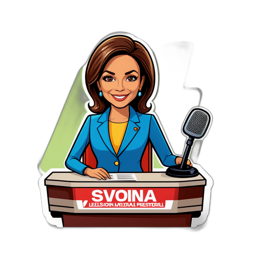 Apresentadora de Televisão no Jornal Nacional