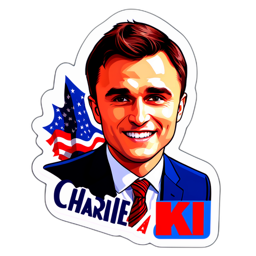 Charlie Kirkin energinen tarra
