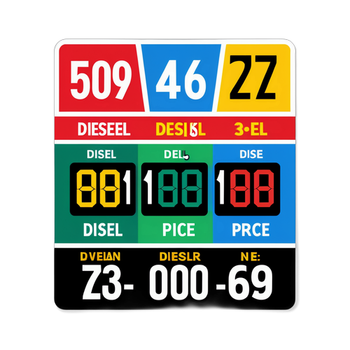 Sticker ng Presyo ng Diesel