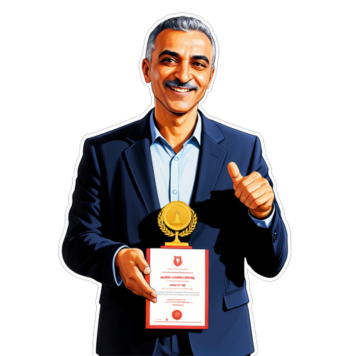 Mahmut Tanal Ödül Töreni Stickerı