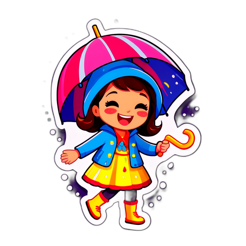 Рені - веселий персонаж, який співає під дощем