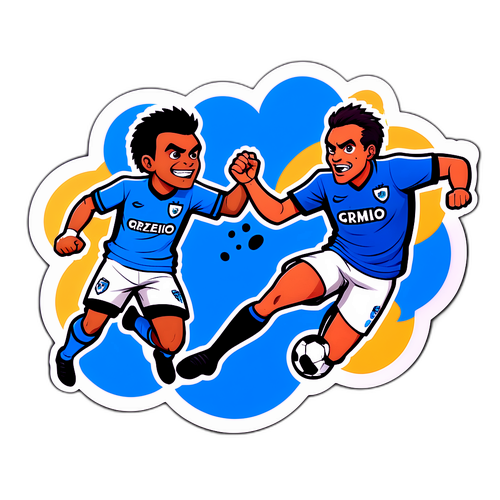 Rivalidad entre Grêmio y Cruzeiro en formato cómic