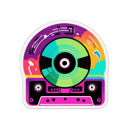 Adesivo Vibrante di Spotify Wrapped 2025