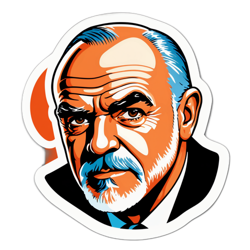 Classic Film Homage Sticker