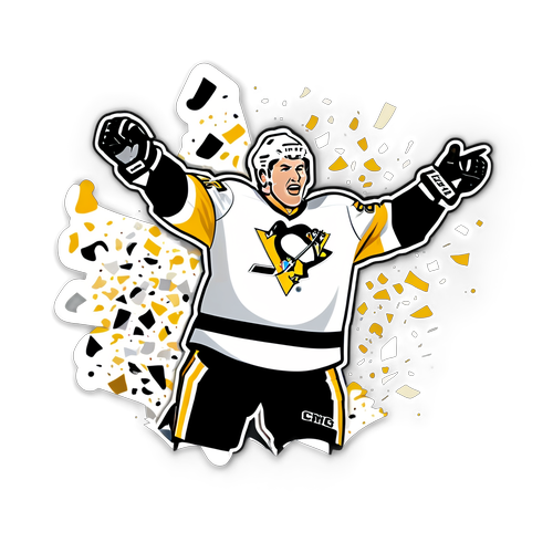 Ikonický moment z utkání Pittsburgh Penguins