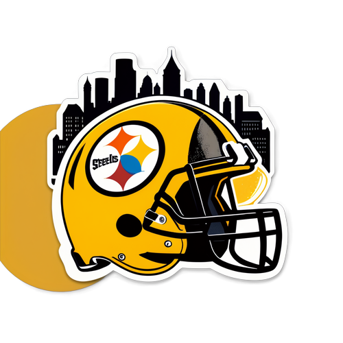 Discover the Ultimate Vintage Pittsburgh Steelers Sticker: A Must-Have for Every Fan!