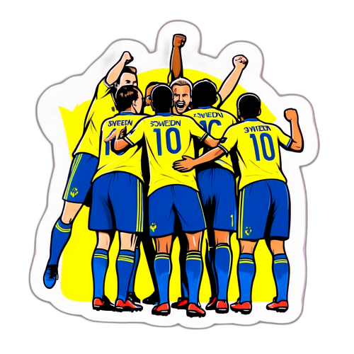 Fejrende Sveriges fodboldlandshold
