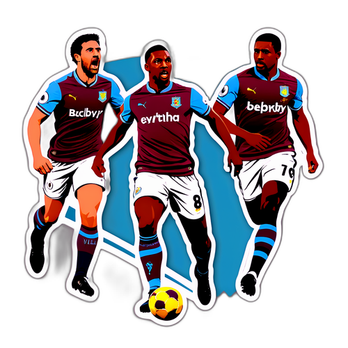 Aston Villa Rivalitesi Sticker Tasarımı
