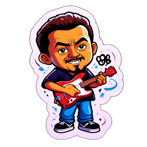 Adesivo Estilizado de Jorge Carrascal