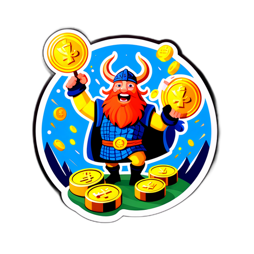 Kreativ klistremerke for Vikinglotto