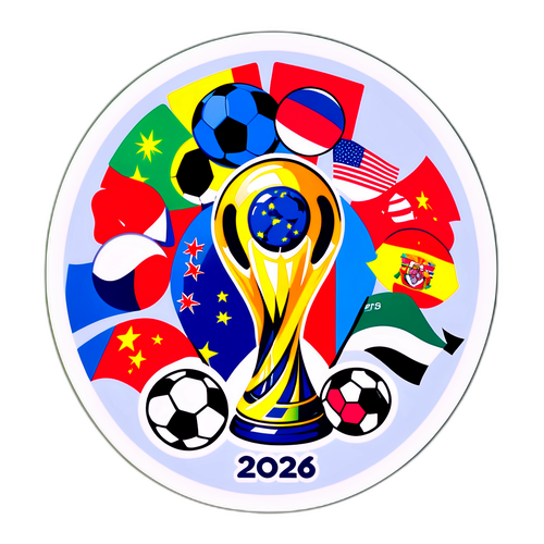 2026 FIFA World Cup Tee Sticker
