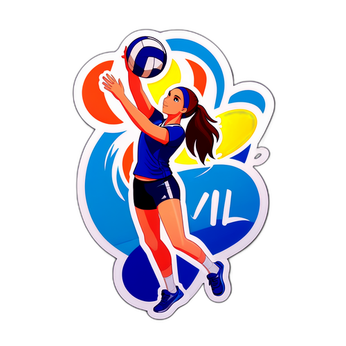 สติ๊กเกอร์วอลเลย์บอลหญิง VNL 2025