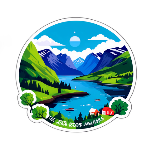 Inspirerende Naturscene fra Balsfjord