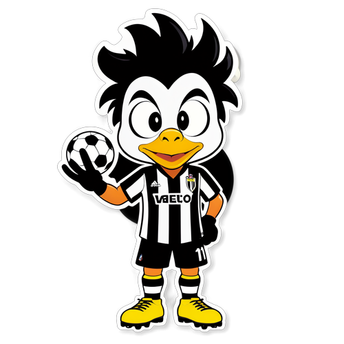 Galo em Festa: O Adorável Sticker do Atlético-MG que Você Precisa Ter!