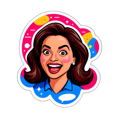 Sticker Divertente di Brenda Lodigiani