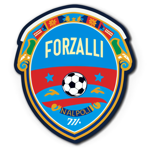 Forza Napoli! Scopri il Design Iconico di Napoli con un Pallone da Calcio!