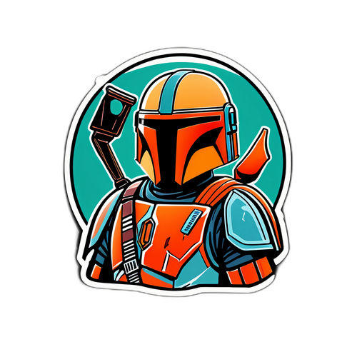 Disney+ Serie Sticker - Mandalorian