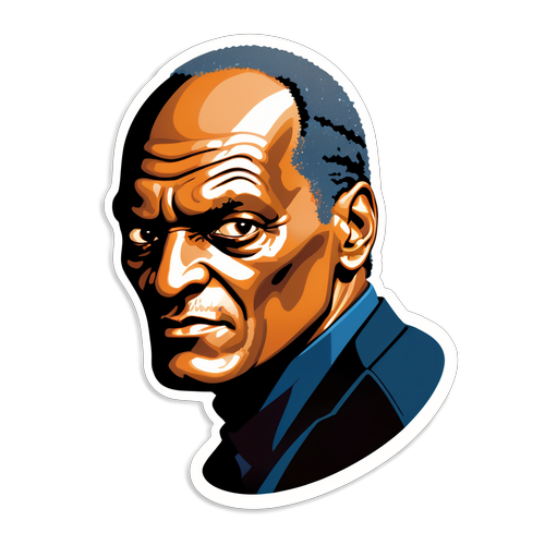 Ilustração Estilizada de Tony Todd