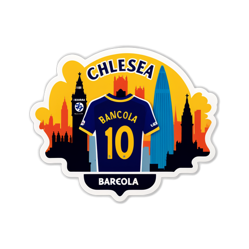 Rekaan Sticker Bermain Chelsea di Landmark London
