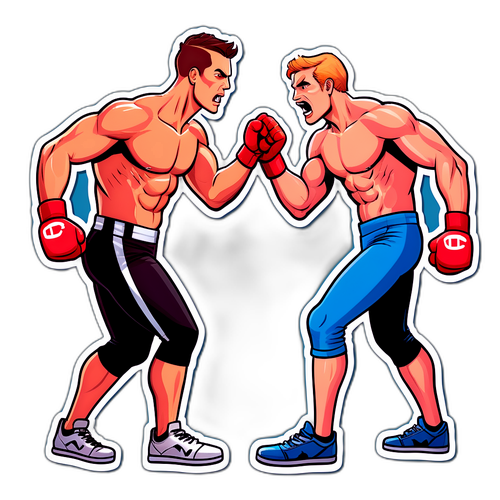 התרסה אפית בסגנון קומיקס ספורט