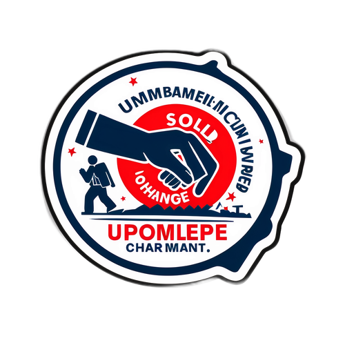 Sticker over Werkloosheid en Hoop